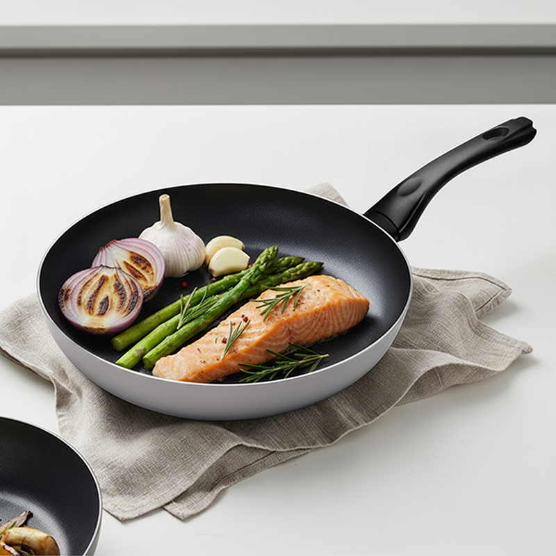 Chảo Chống Dính LocknLock Grano IH Frypan, dùng được bếp từ, Nhiều size (20/24/26/28/30cm) image number null